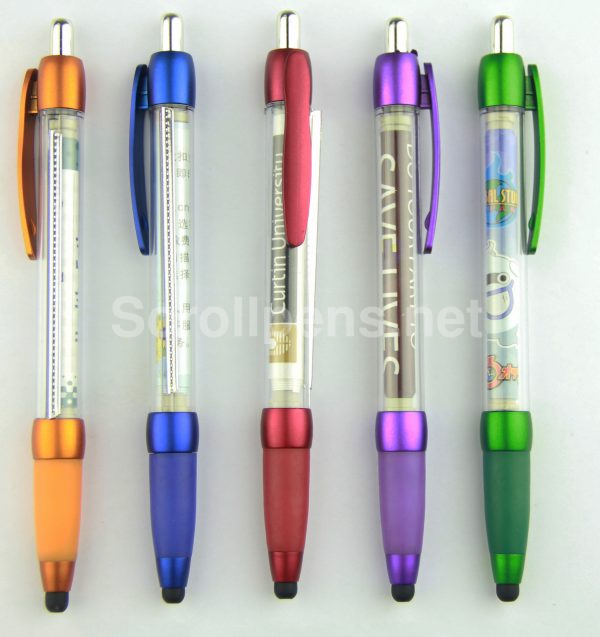 metallic clip banner pens 1