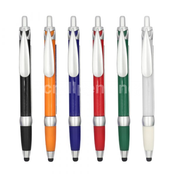 Promotional Scroll Pens with Stylus “DRIP STYLUS” Show Gifts - Image 2