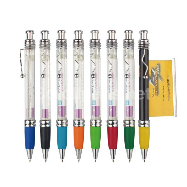 Personalized Banner Pens with Zigzag Metal Wire Clip “ZIGZAG”
